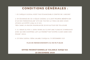 offre promotionnelle déco conditions générales